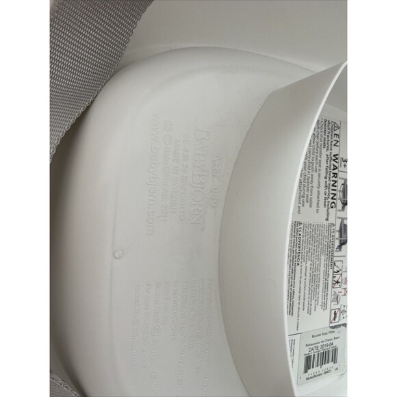 BabyBjörn Booster Seat 069021US White For Toddlers Using Existing Dining Chair - Picture 13 of 16
